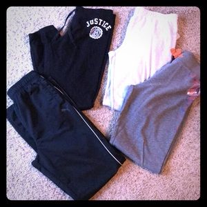 Lot of 4 girls/juniors sweatpants